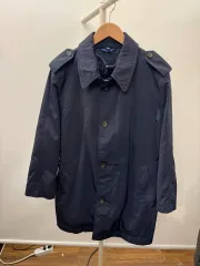 トミーヒルフィガー ジャケット トレンチコート メンズ ネイビー