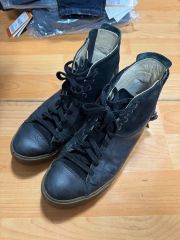 ジョルジオブラット giorgio brato 黒 レザー ハイカットスニーカー 