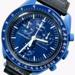 【稼働品・箱付】OMEGA × Swatch NEPTUNE SO33N100 腕時計 ブルーのサムネイル