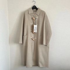 UNUSED 21AW 新品 ラムウール ダッフルピーコート 0 - メルカリ