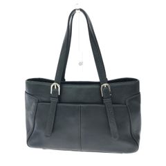 4512△ COACH グレー レザー トートバッグ ブラック F25669 - メルカリ