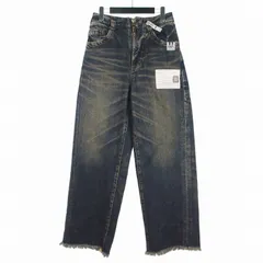 ミハラヤスヒロ MIHARA YASUHIRO Partly Huge Design Pants デニムパンツ ジーンズ 36 インディゴ B13PT051のサムネイル