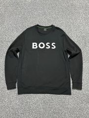 BOSS ブラック クルーネックスウェット トレーナー - メルカリ