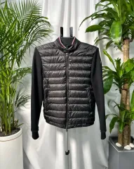 MONCLER モンクレール ブラック ダウン ニット カーディガン