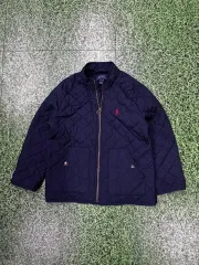 ポロ ラルフローレン ネイビー キルティング ジャケット キッズ 6サイズ