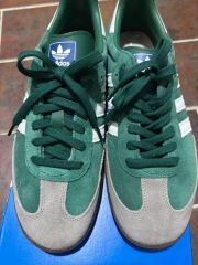 レアサイズ27のデットストック adidas ローマ ROM ホワイト グリーン 