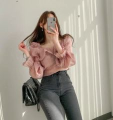 完売アンヌーク anuke Embroidery Mesh Tops ブラック - メルカリ