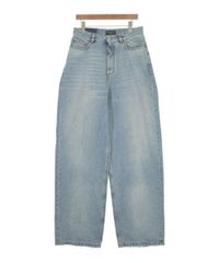 BALENCIAGA ダブルニーパンツ ブラック コットンデニム メンズ 美品