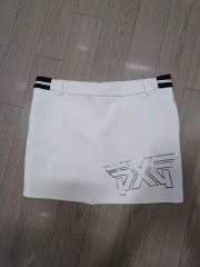 PXGゴルフレディーススカート ビッグロゴSサイズホワイト - メルカリ