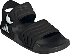 アディダス adidas アディレッタ サンダル 2 キッズ ADILETTE 子供 コアブラック/コアブラック/フットウェアホワイト シューズ 速乾性 レギュラーフィット レジャー  HQ0114 コアブラック/コアブラック