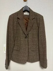 秋 チェック ジャケット