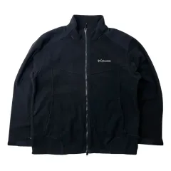 中古 コロンビア 2WAY フリース ジップアップ ジャケット ブラック XL