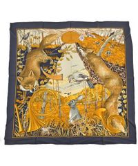 17443✨️エルメス カレ90 CHASSE au BOIS 森の狩猟 - メルカリ