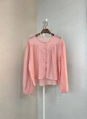 TEPA テパ organic cottonガーゼ 長袖 カシュクールブラウス - メルカリ