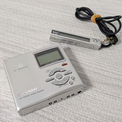 SHARP ポータブルMDプレーヤー　シルバー　MD-DR77-S ジャンク品 Amazon.co.jp: シャープ ポータブルMDレコーダー シルバー アウヴィ MD