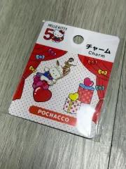 ハローキティ 50周年 ポチャッコ チャーム ポップ 出品