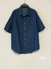 新品】LASUD ドルマンデニムライクシャツ - メルカリ