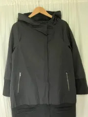 maje マージュ JHW80L4 フード ロングコート 38 / ウール バイカラー / フレンチのサムネイル