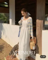 addmore アンジェラ ONE PIECE (ブラック 白 S) 新品