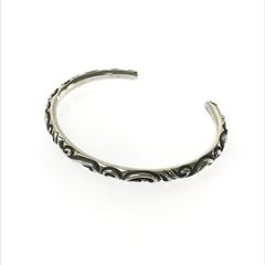 極美品】 クロムハーツ スクロールバンド バングル ブレスレット