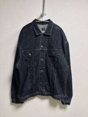 常田大希 着用類似 90s デニムジャケット 褪せ黒 フェードブラック XXL