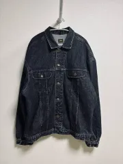 Lee 1980s ヨーロッパ版 ヴィンテージ ブラック ウォッシュ デニム ジャケット
