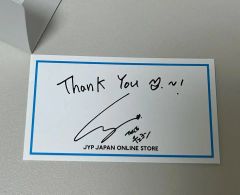 SUPERJUNIOR／直筆サインポストカード／キュヒョン·リョウク·シウォン