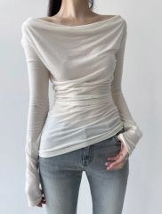 SORIN ソリン シアーベロアオフショルダーカットソー - メルカリ