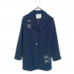 GUESS キッズ 下部キュービック アクリルブレンド 秋冬ジャケット ネイビー 70 (HU28883)のサムネイル