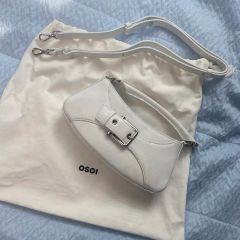 TOD'S クロコ型押し ショルダーバッグ ホワイト - メルカリ