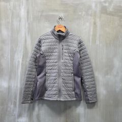 THE NORTH FACE シルバー ダウンジャケット - メルカリ