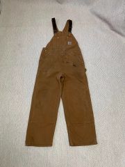 Carhartt カーハート オーバーオール ダークブラウン 42×34 USA - メルカリ