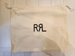 RRL 大型ロゴ入り保存袋 （生成りキャンバス布） 約75cm x 74cm - メルカリ