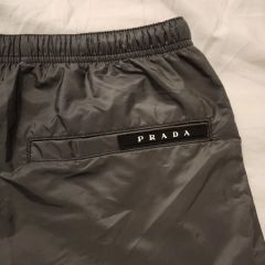 極美品 プラダ ナイロンショートパンツ スイムショーツ 水陸両用