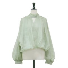 shéller 2 way ruffle flill blouse シェリエ - メルカリ