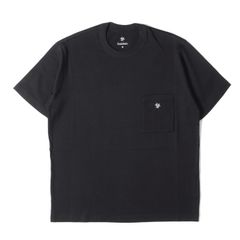 Needles ワンポイント刺繍 ポケットTシャツ ブラック - メルカリ