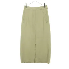美品 green label relaxing グリーンレーベルリラクシング ロング丈 タイトスカート 38 ベージュ系 ユナイテッドアローズ レディース 古着