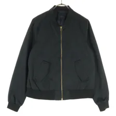 green label relaxing グリーンレーベルリラクシング 長袖 ブルゾン 38 ブラック MA-1タイプ レディース 古着
