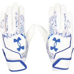 underarmour(アンダーアーマー) 53 バッティンググローブ 野球ソフトバッティングG (6001317-100)26SS、WHT/TRY