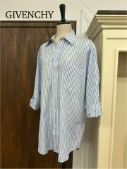 ジバンシィ 正規品 ライトブルーストライプ シャツのサムネイル