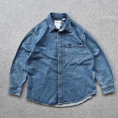 90s karl kani denim shirt 1993 - メルカリ