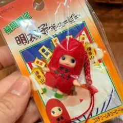 日本正規品 明太子 キューピー キーホルダー バッグチャーム