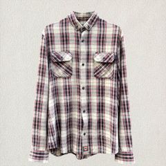 UNDERCOVER チェックシャツ 08AW アーカイブ 手元ジップ ボタンダウン 
