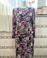 MARY QUANT 花柄デニムジャケット・スカートセット MARY QUANT 花柄デニムジャケット・スカートセット - メルカリ