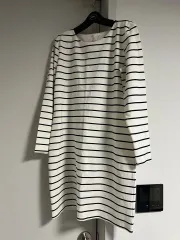 新品) H&M ストライプ ONE PIECE Lサイズ