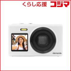 コンパクトデジタルカメラ ホワイト JA4-DCM0001(WH) 2個 - メルカリ