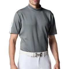 underarmour(アンダーアーマー) 61ニット モックネック シャツ ゴルフゲームシャツ M (6012529-709)、CLG/WHT/CLG