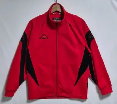実寸 XL (105) Kappa レッド トレーナー ジャージ トラックジャージ