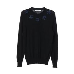 GIVENCHY スター刺繍 クルーネックニット ブラック GIVENCHY スター刺繍 クルーネックニット ブラック - メルカリ