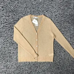 （新品）ZARA ザラ レディース アルパカ ブレンド ダメージ ニット カーディガン